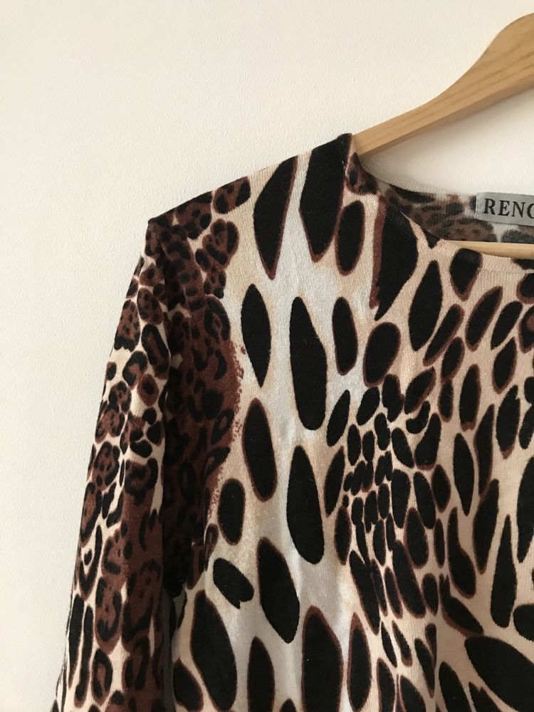 Sweter pantera / motyw / wzór zwierzęcy