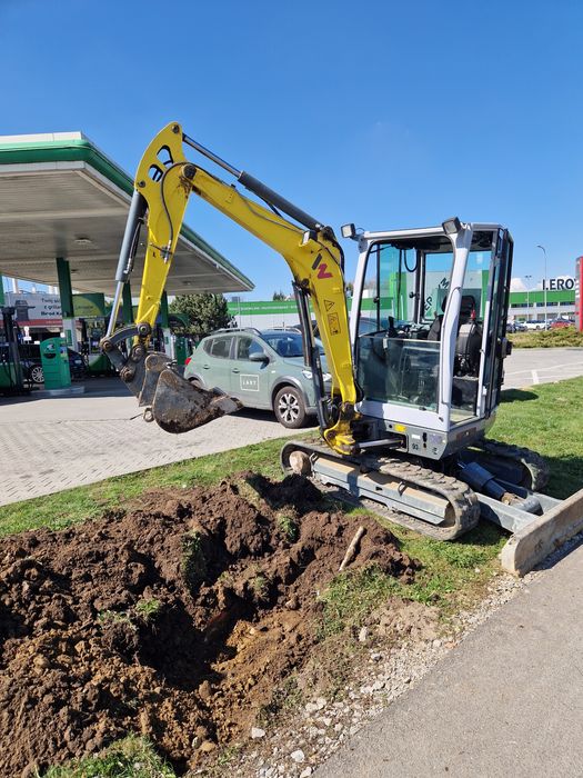 Usługi koparkowe, Transport, Roboty ziemne, przyłącza wod-kan GAZ inst
