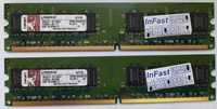 Pamięci DDR2 Kingston 2 sztuki KVR667D2N5/2G