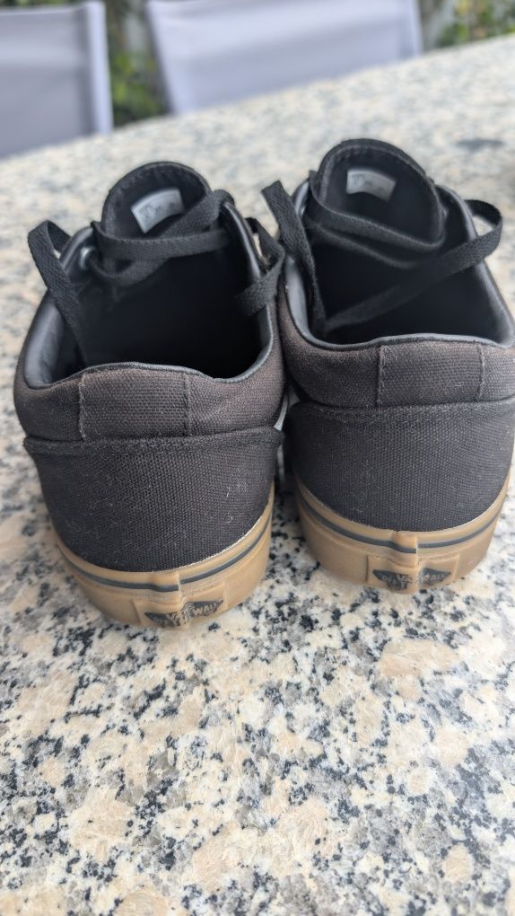 Tênis - Sapatilhas Vans Ward - Tamanho 43 - Preto Castanho