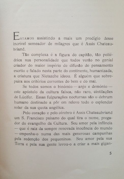 Menotti del Picchia - Assis Chateaubriand e a sua obra