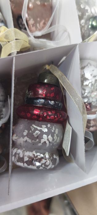 Bombki szklane Paletka 24szt VINTAGE COLLECTION różne wzory PRL Ozdoba