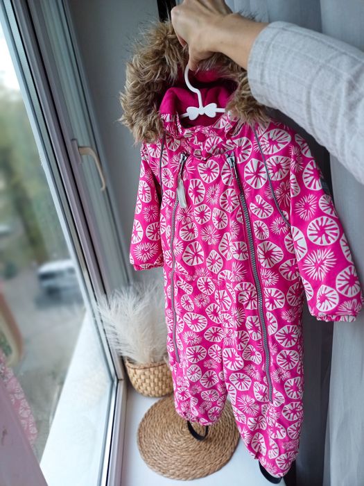 Комбінезон зимовий термо на дівчинку 86 см 92 см