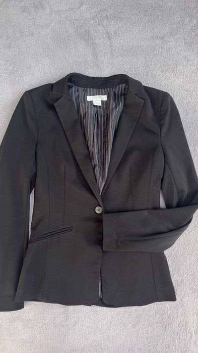 Marynarka taliowana 36 basic wardrobe