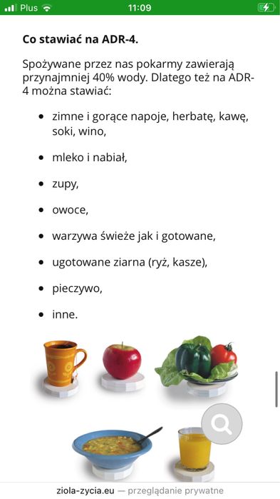 Krazek dysk ADR 4 polepszajacy jakosc wody