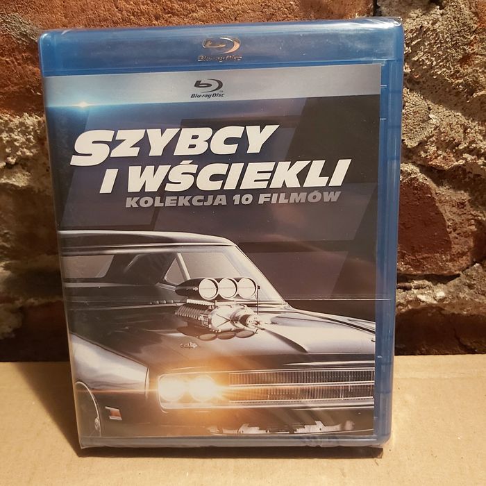 Zestaw Szybcy i Wściekli blu-ray 10 części