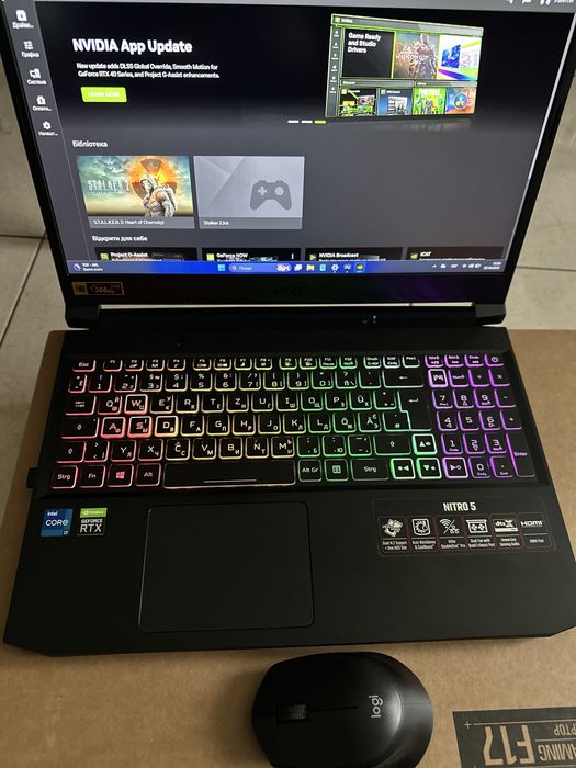 СРОЧНО! ПРОДАМ Ноутбук ігровий Acer Nitro 5 AN515-57 i7-11800H,RTX3070