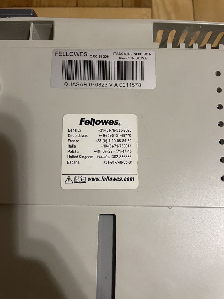 Біндер Fellowes Quasar 500 A4