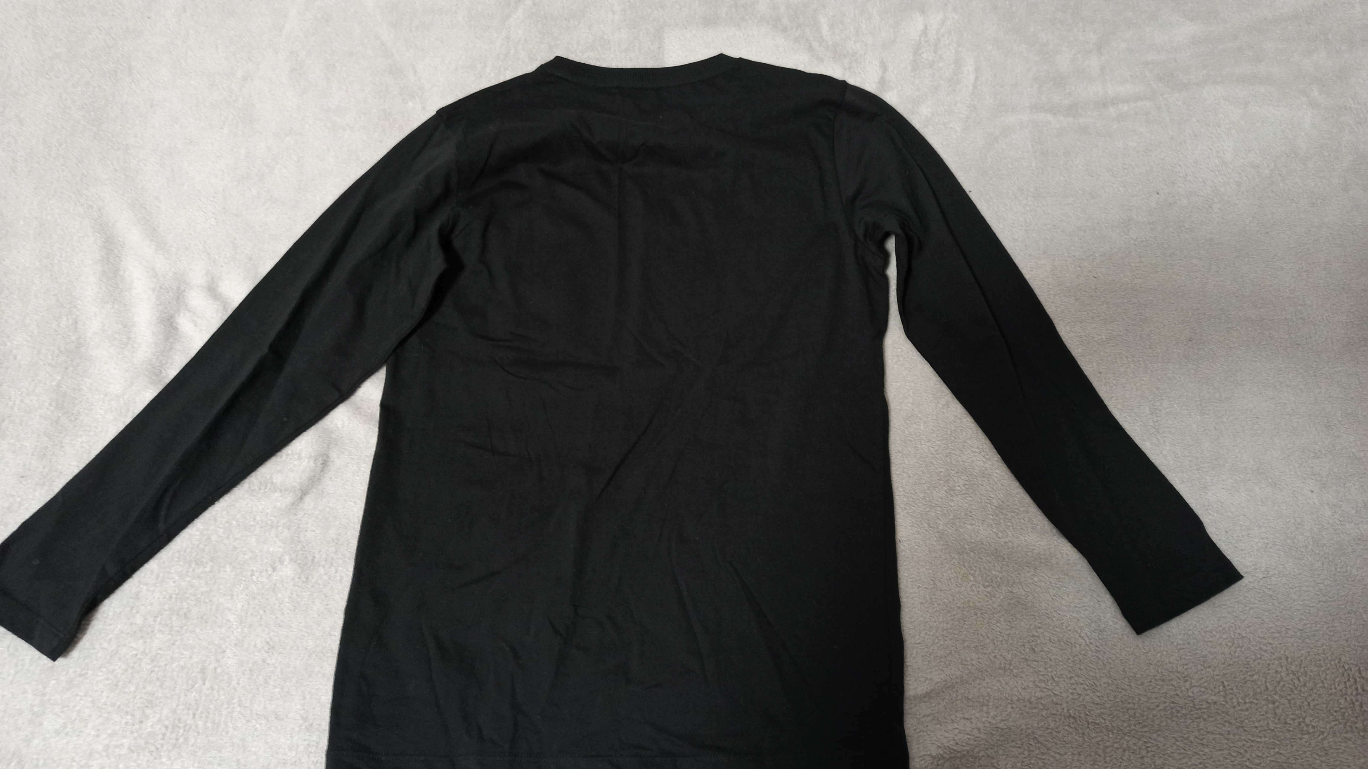 Czarna bluzka dla chłopca deskorolka rozmiar 158 (nowa)