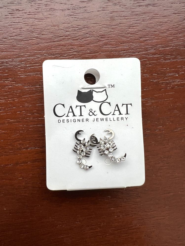 Cat&Cat Designer Jewellery Kolczyki Srebrne Skorpiony