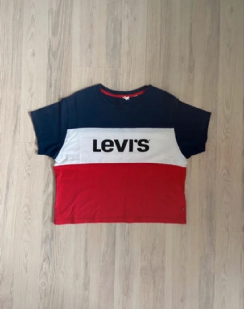 crop top t-shirt bluzka levi’s
