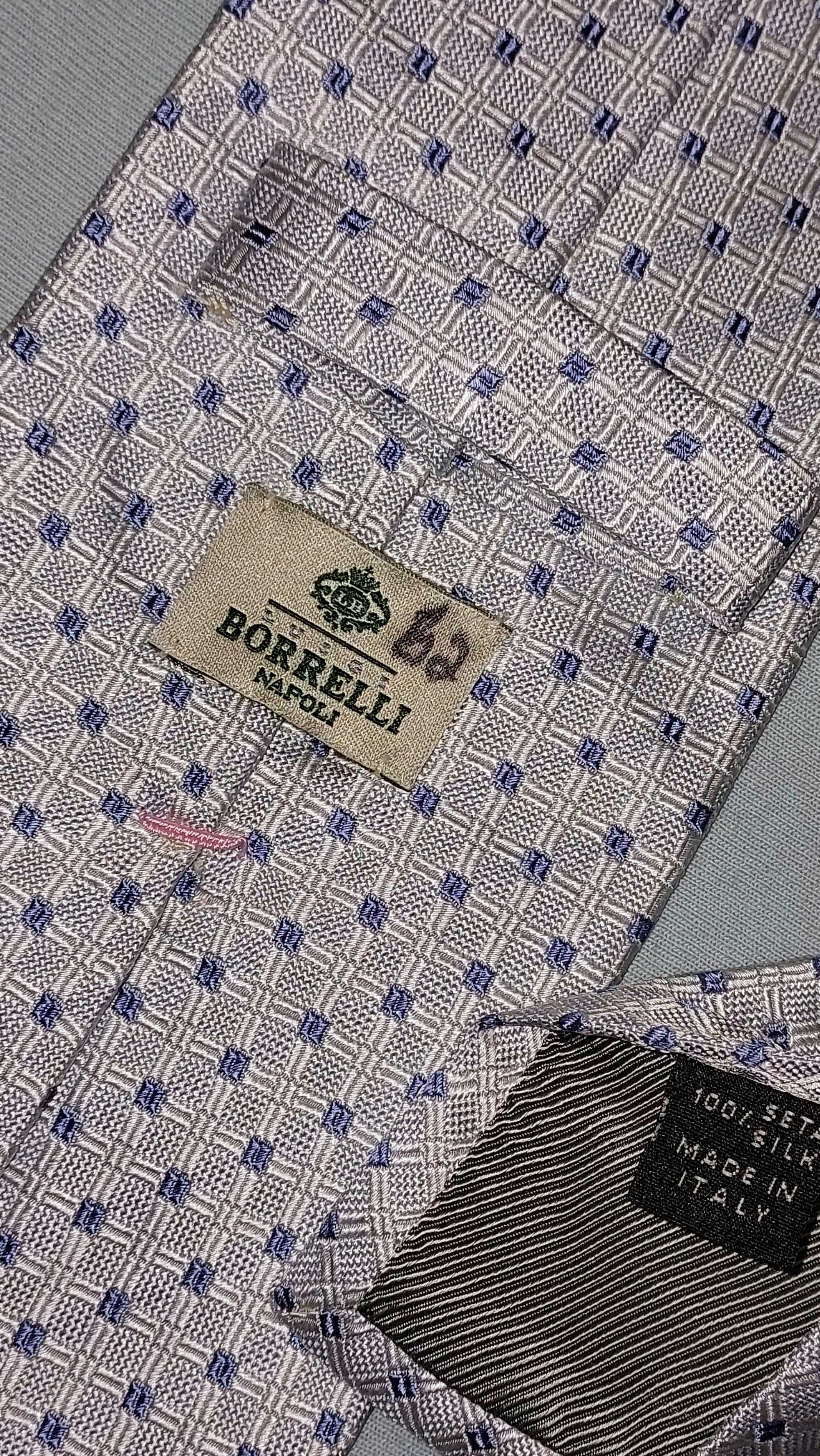 галстук Luigi Borrelli Оригинал Made in Italy 100% шелк КУПИТЬ сейчас