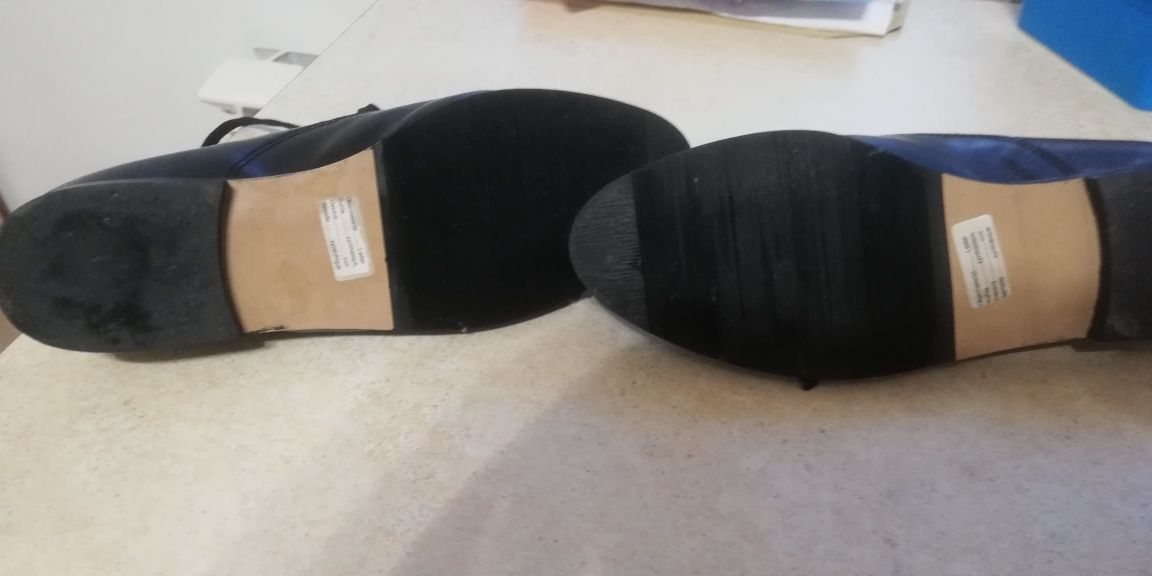 Buty komunijne czarne chłopiece