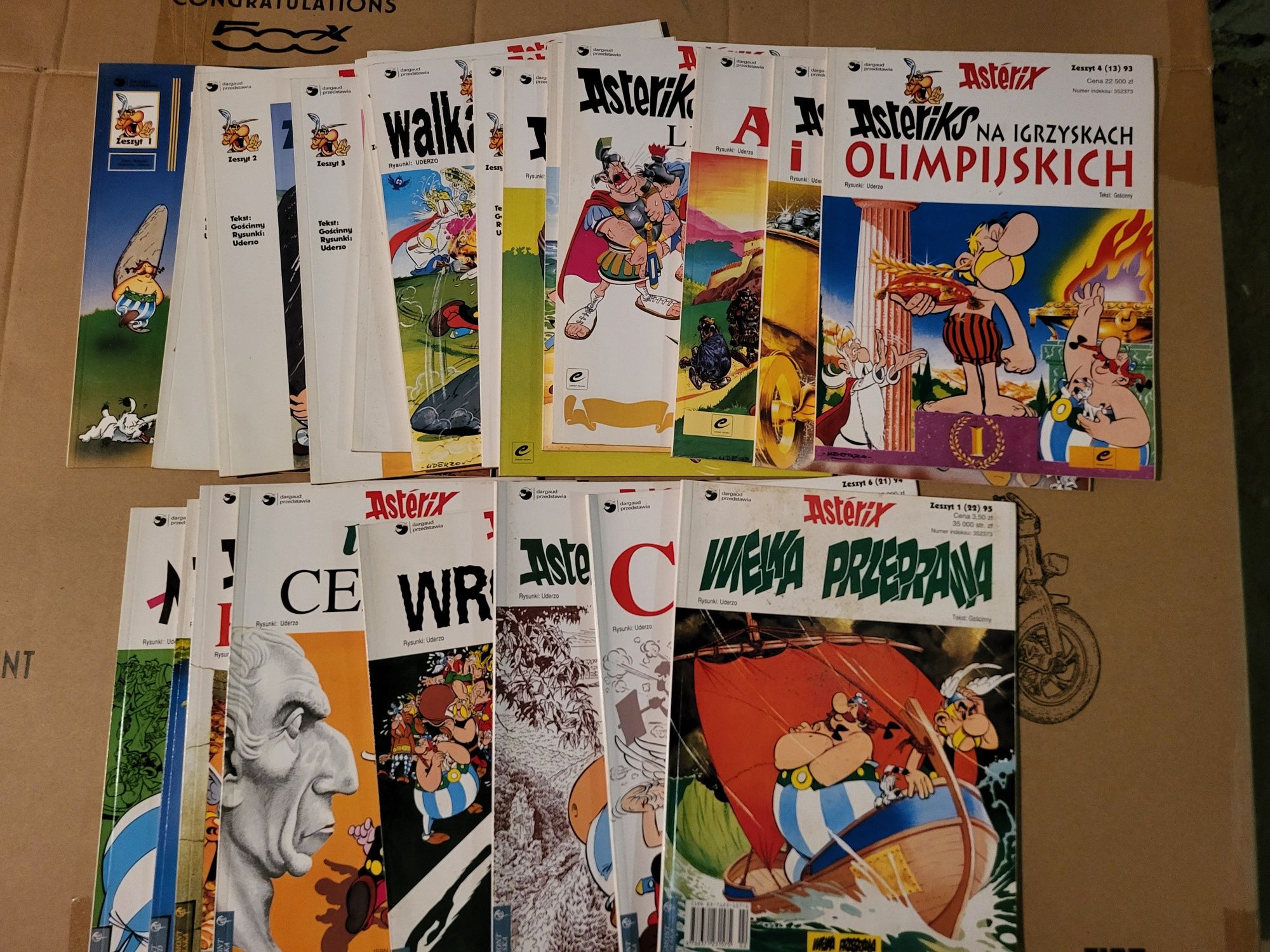 22 numery komiks Asterix i Obelix lata 1992-95 plus 3 gratis