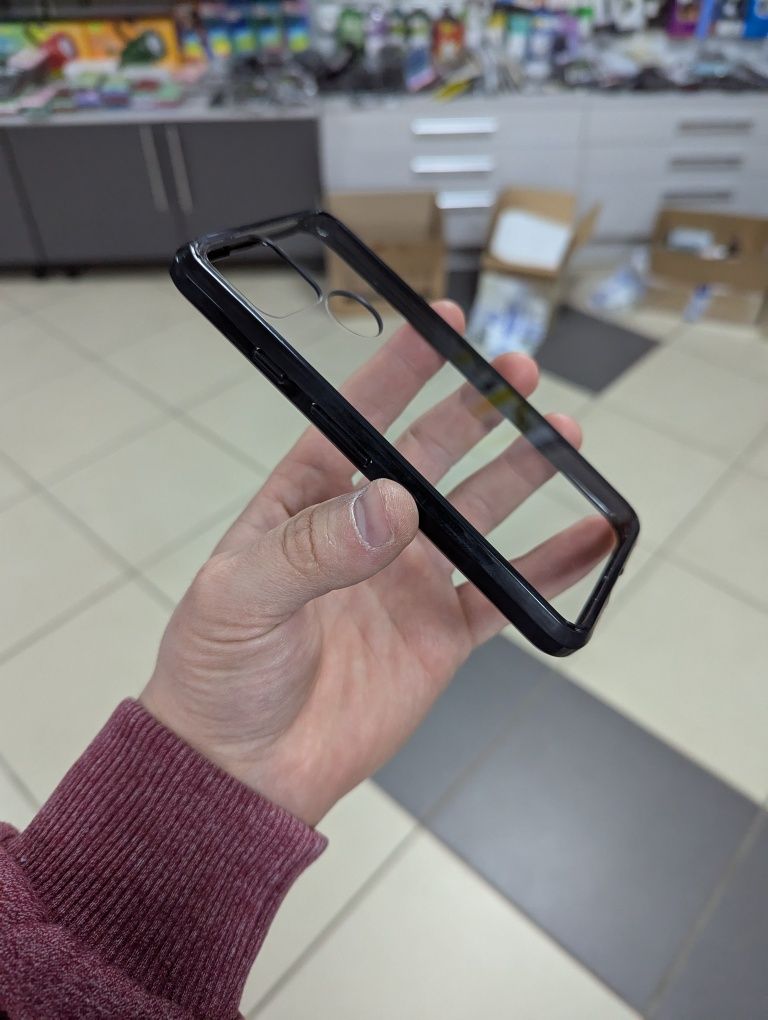 Google Pixel 5 Противоударный чехол бампер прозрачный чохол