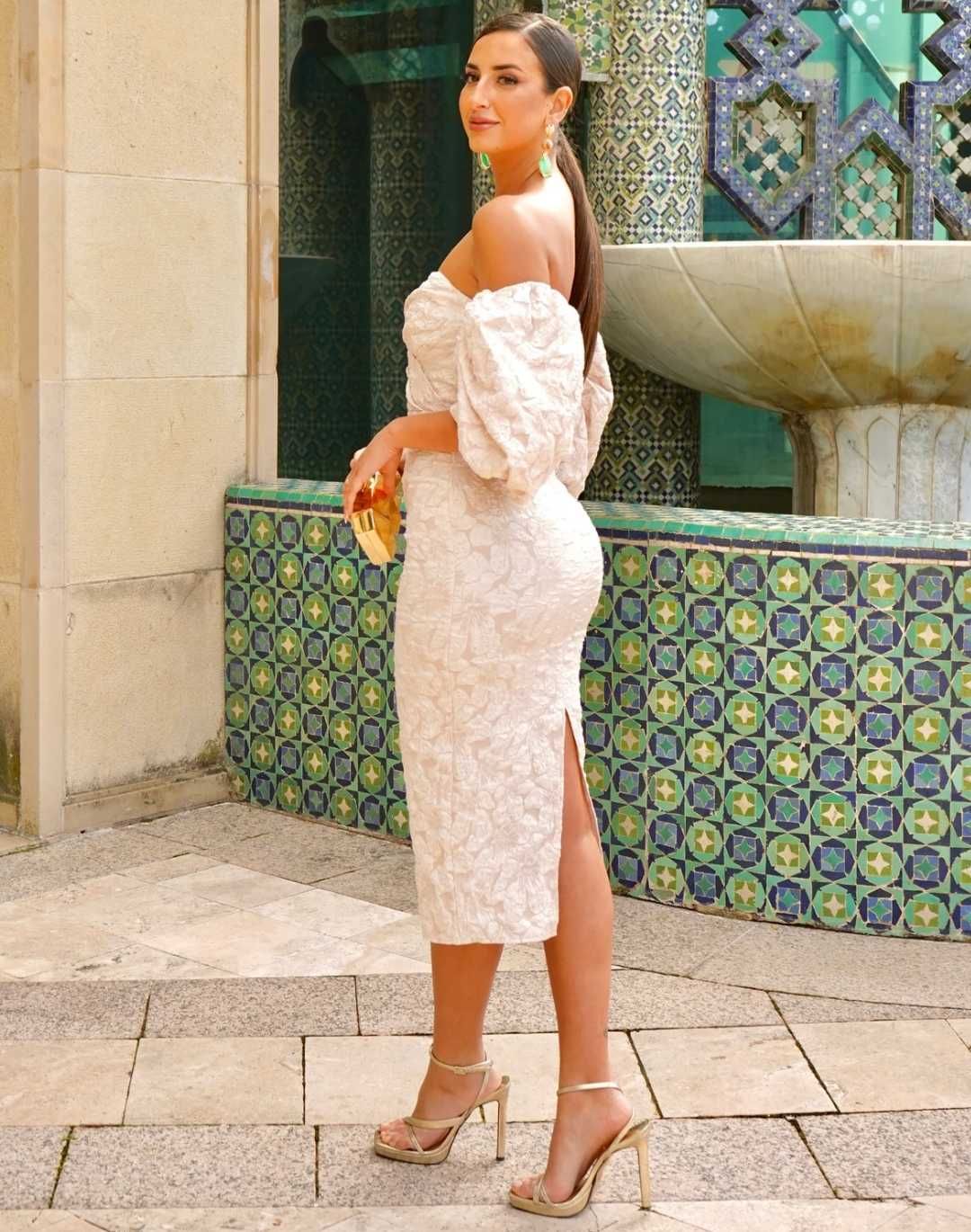 Vestido bege - Fervesave