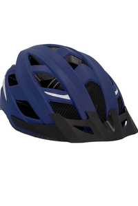 Nowy kask rowerowy FISCHER Urban Plus Boston 58-61 cm niebieski LED