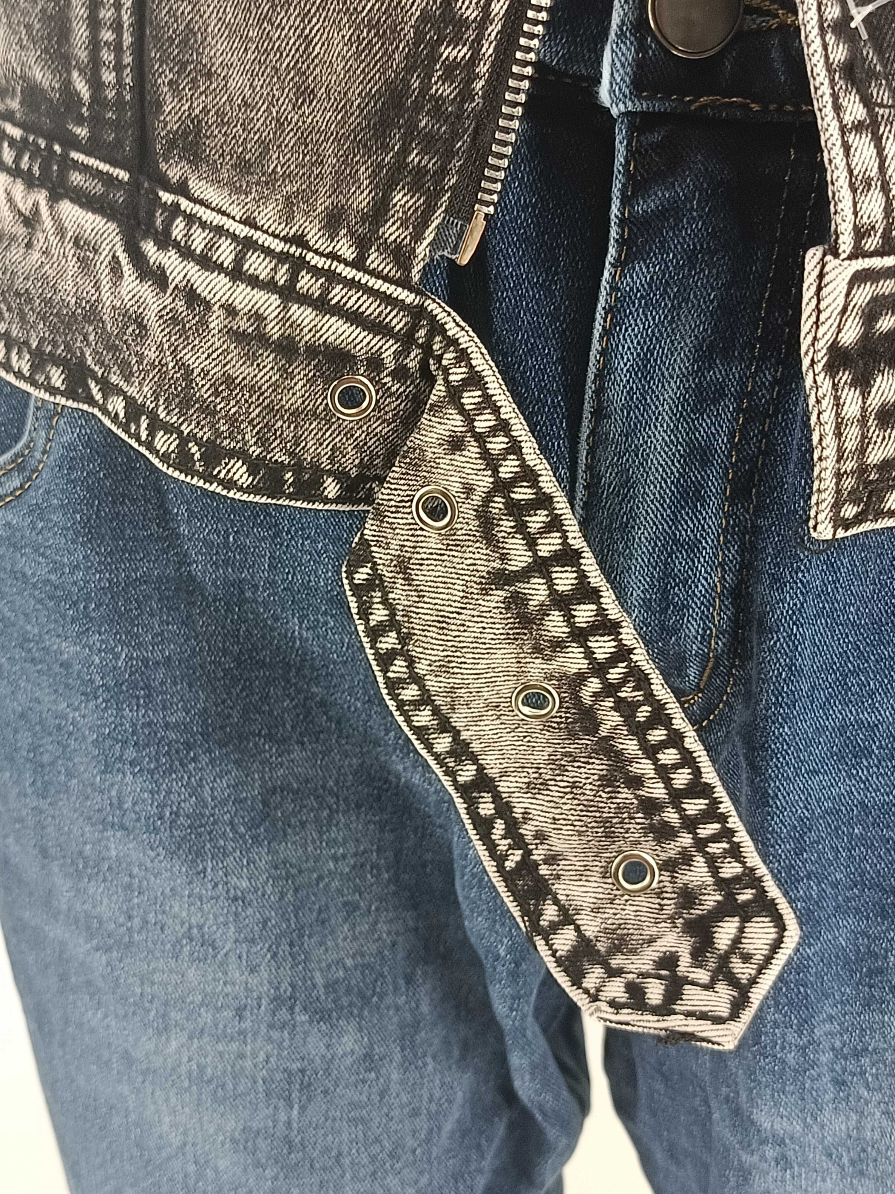 Kurtka jeansowa RAMONESKA szara XL 42