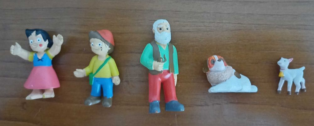 Colecção de bonecos em pvc - HEIDI (anos 70)