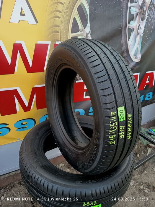 Opony letnie Para 215/65/17 Michelin! Montaż Gratis! Wysyłka!