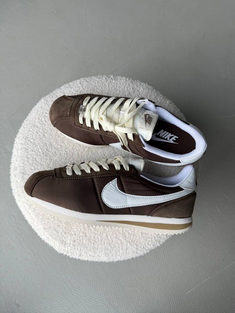 Кросівки Nike Cortez Brown premium/найк кортез преміум
