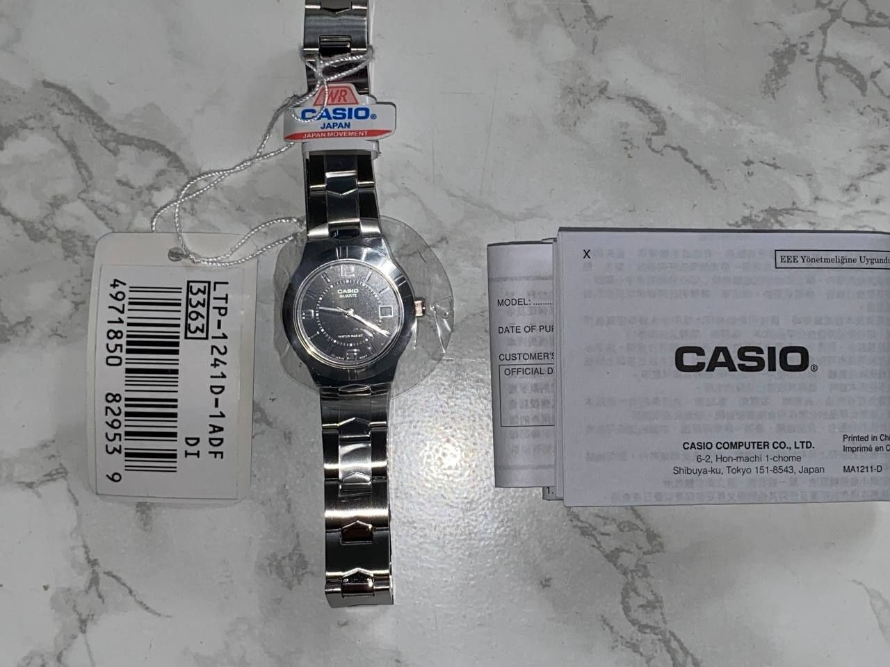 Новые женские Casio LTP-1241D-1ADF часы