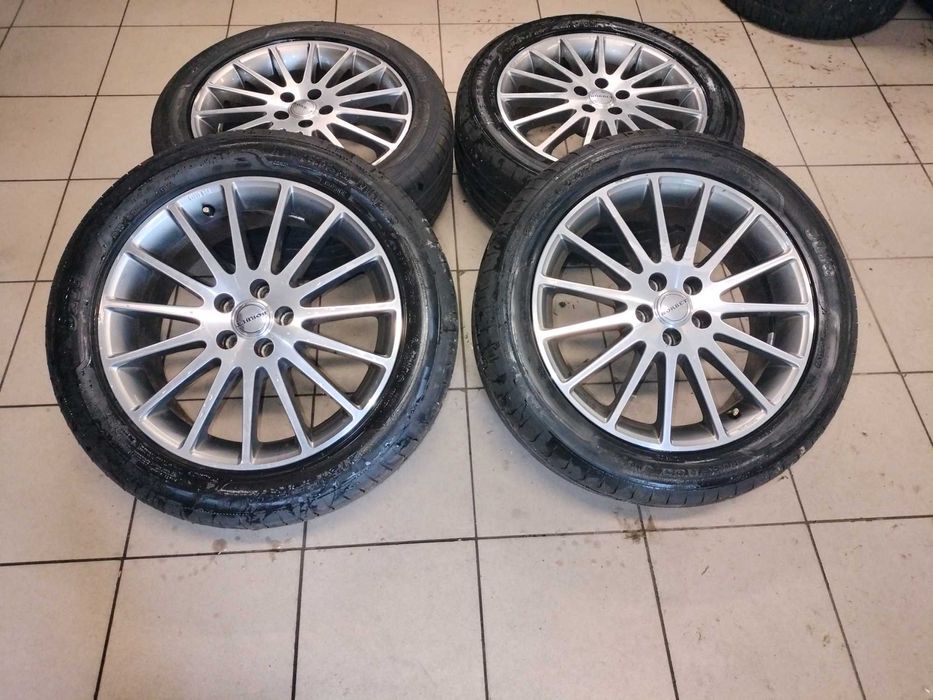 koła BORBET 17 cali 5x100 Subaru Audi VW Seat Skoda 215/55 r17 LATO