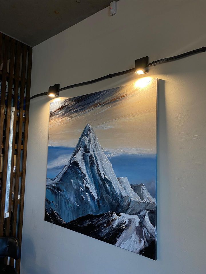 Картина гори 130х130см
