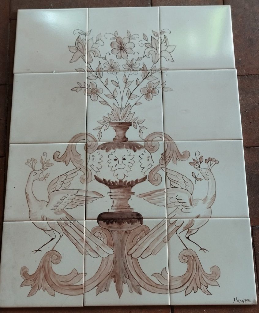 Vários Painéis Azulejos Pintados à Mão