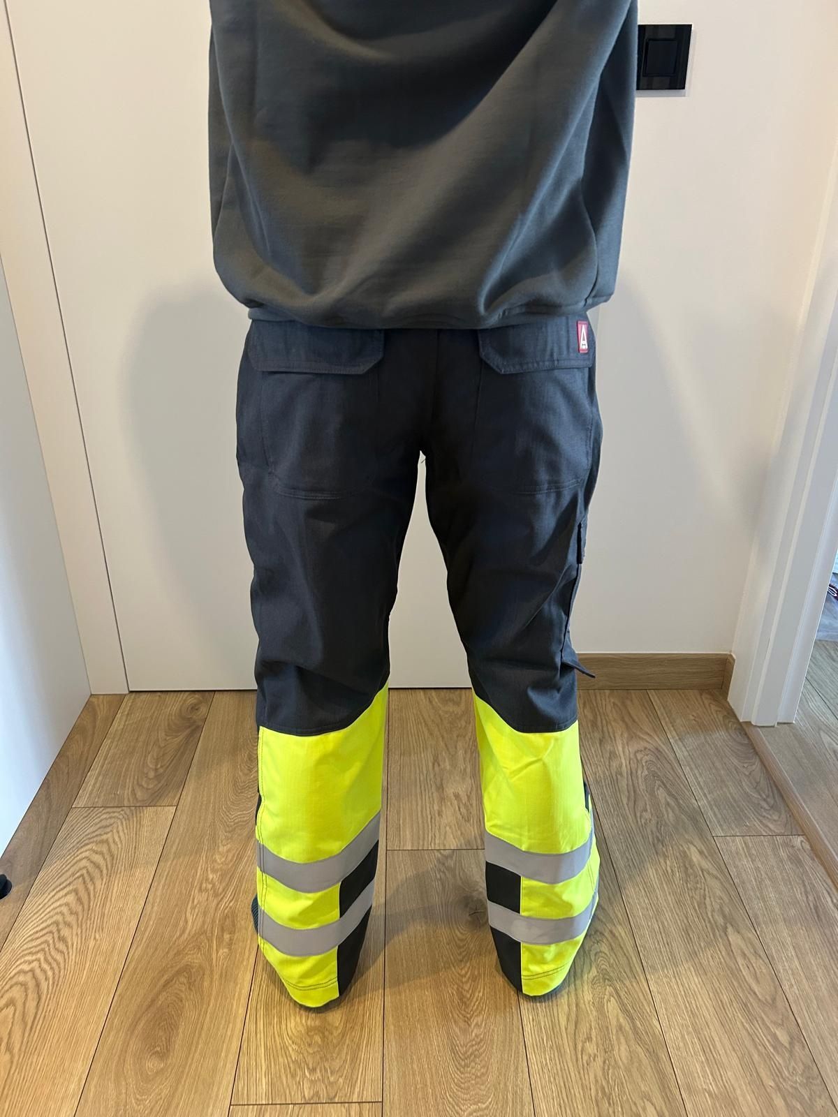 Spodnie trudnopalne, antyelektrostatyczne STRATA® ARC Hi-Viz