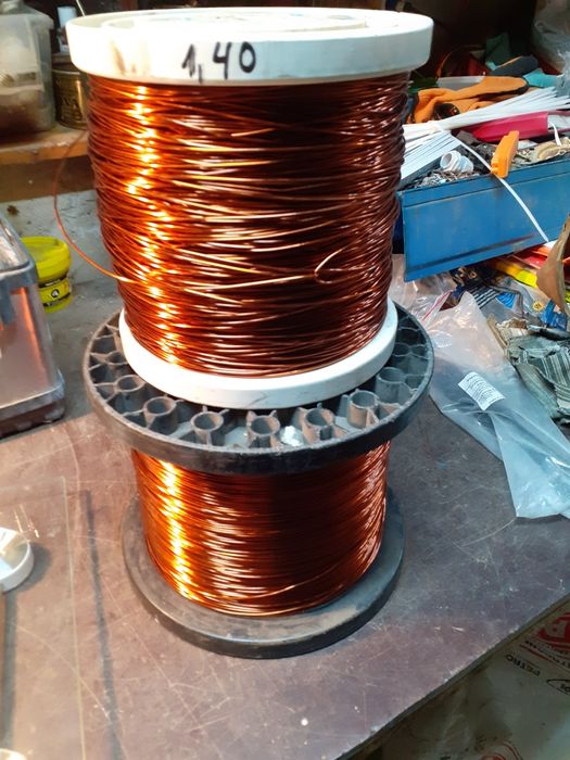 Drut miedziany nawojowy  fi 1,40mm