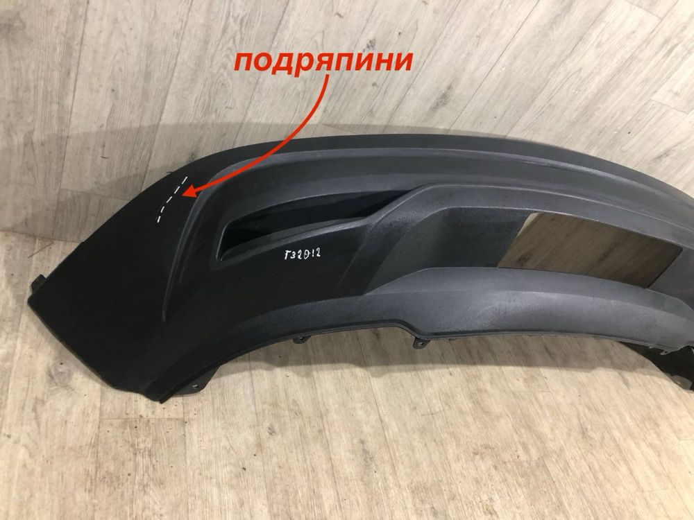 Бампер задний Audi Q3 2 ( 2018 - 2024 г.) спойлер диффузор юбка