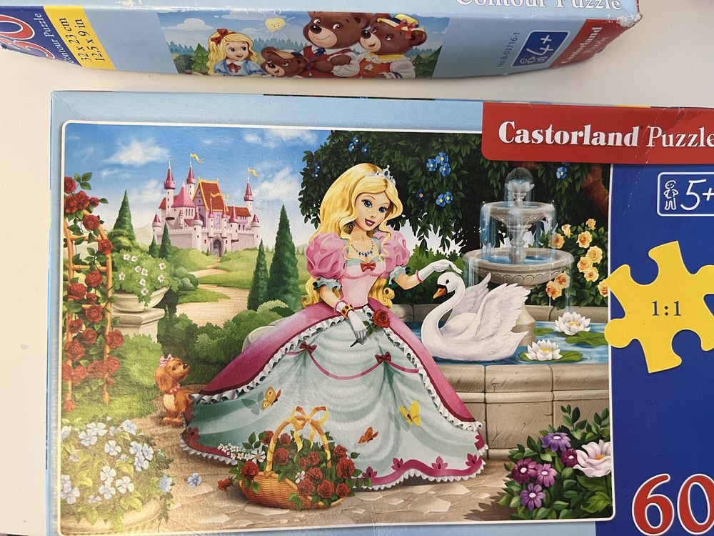 Okazja! Puzzle i gra planszowa zabawy edukacyjne