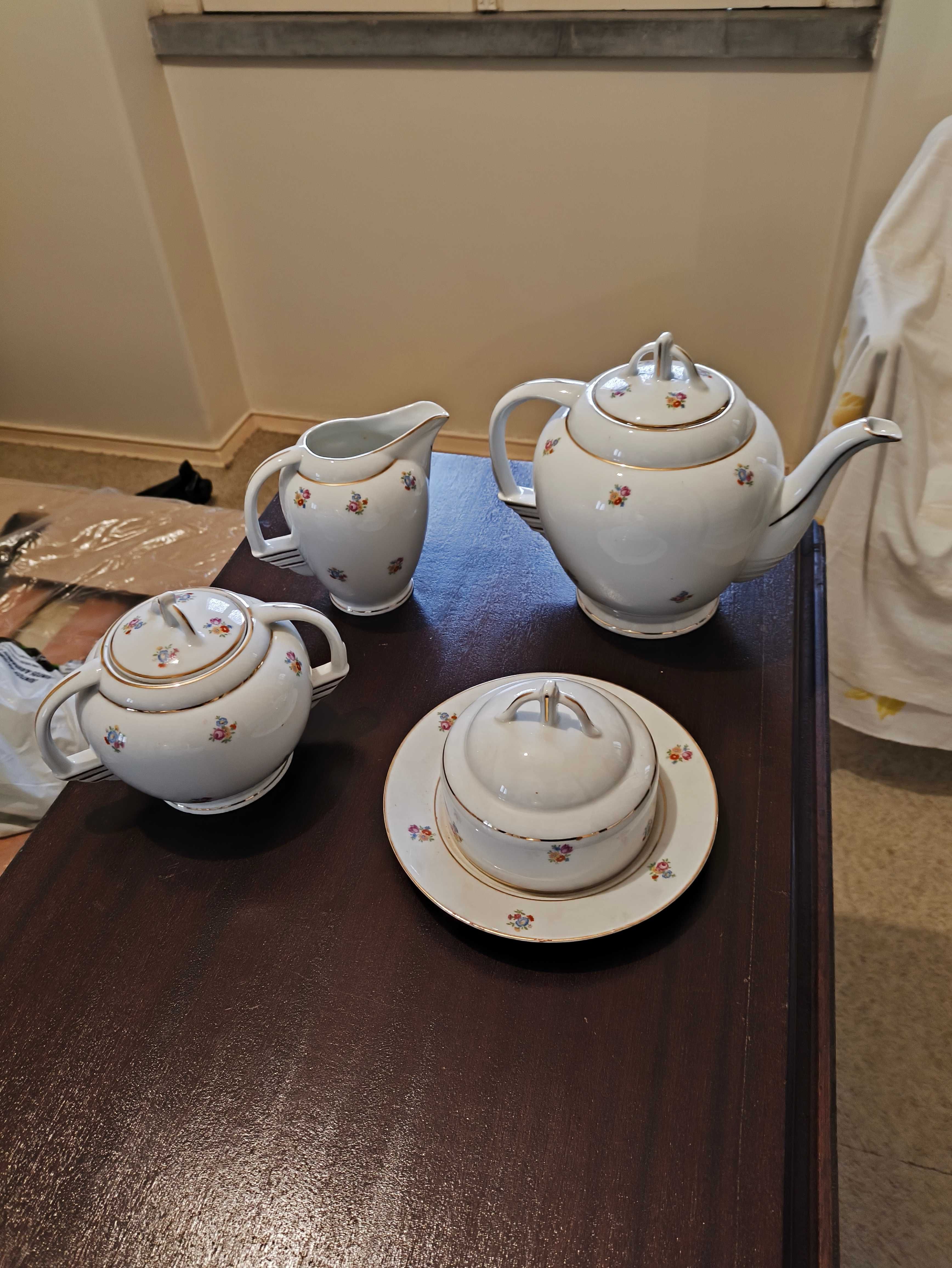Serviço Chá Porcelana Fabrica Coimbra
