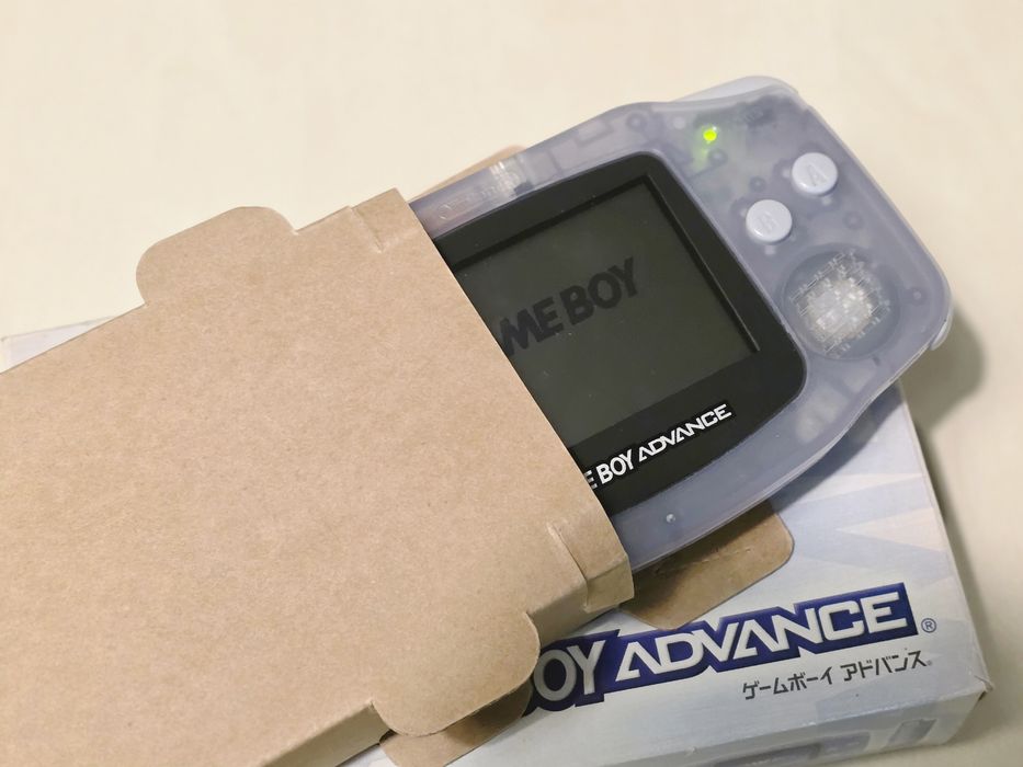 Nintendo Game Boy Advance GBA Milky Blue | CIB | Box | Japońska | Retr