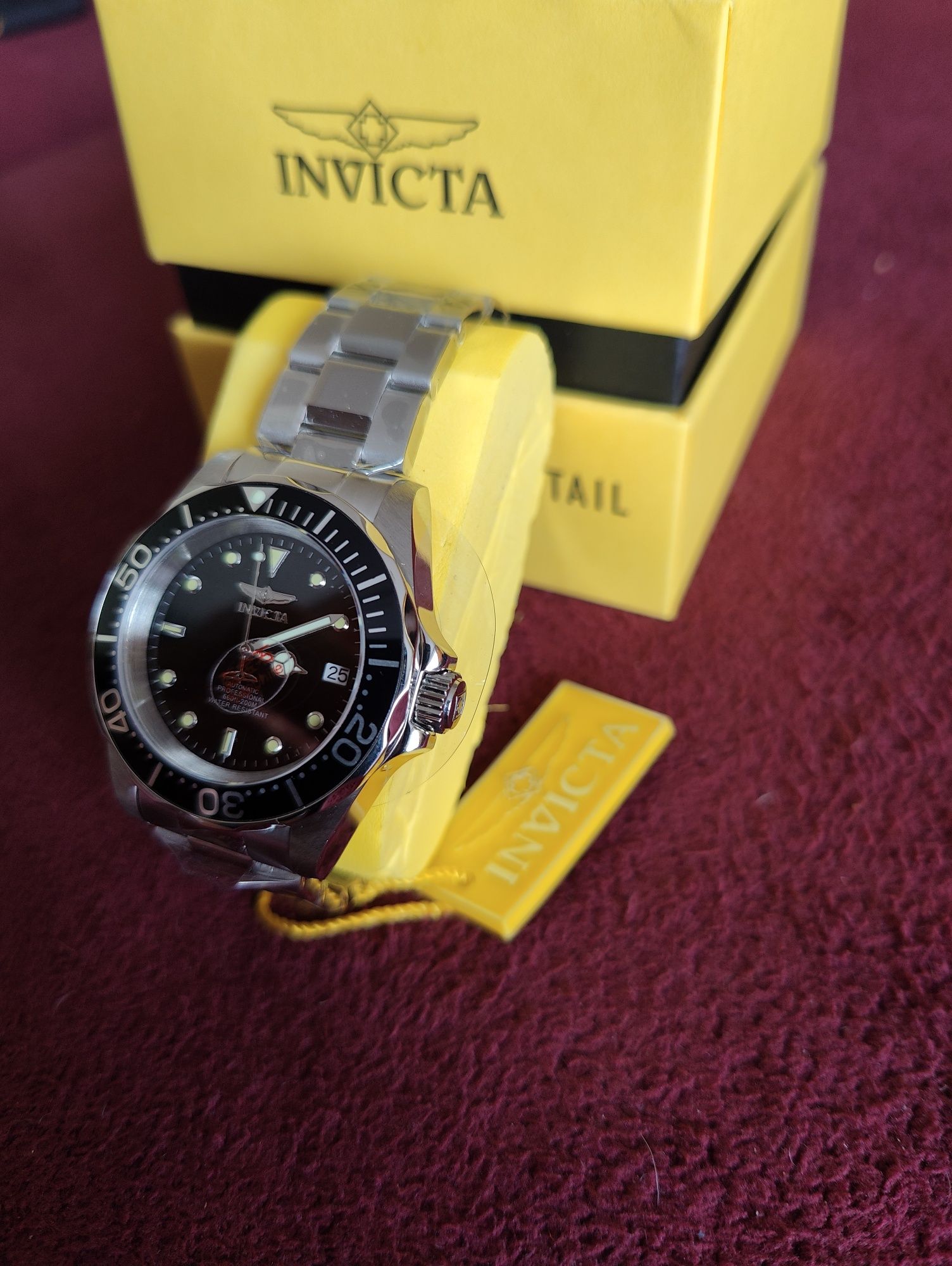 Invicta Pro Diver 8926 Automatyczny zegarek Meski  SZAFIROWE SZKŁO