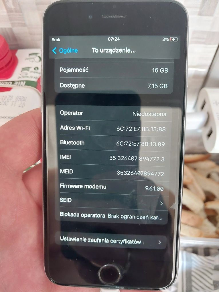 iPhone 6s 64 GB  stan bardzo dobry