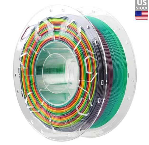 Пластик Creality CR 1.75mm PLA 3D Printing Filament 1KG Rainbow