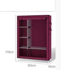 Шкаф тканевый складной  106х45х170 см.