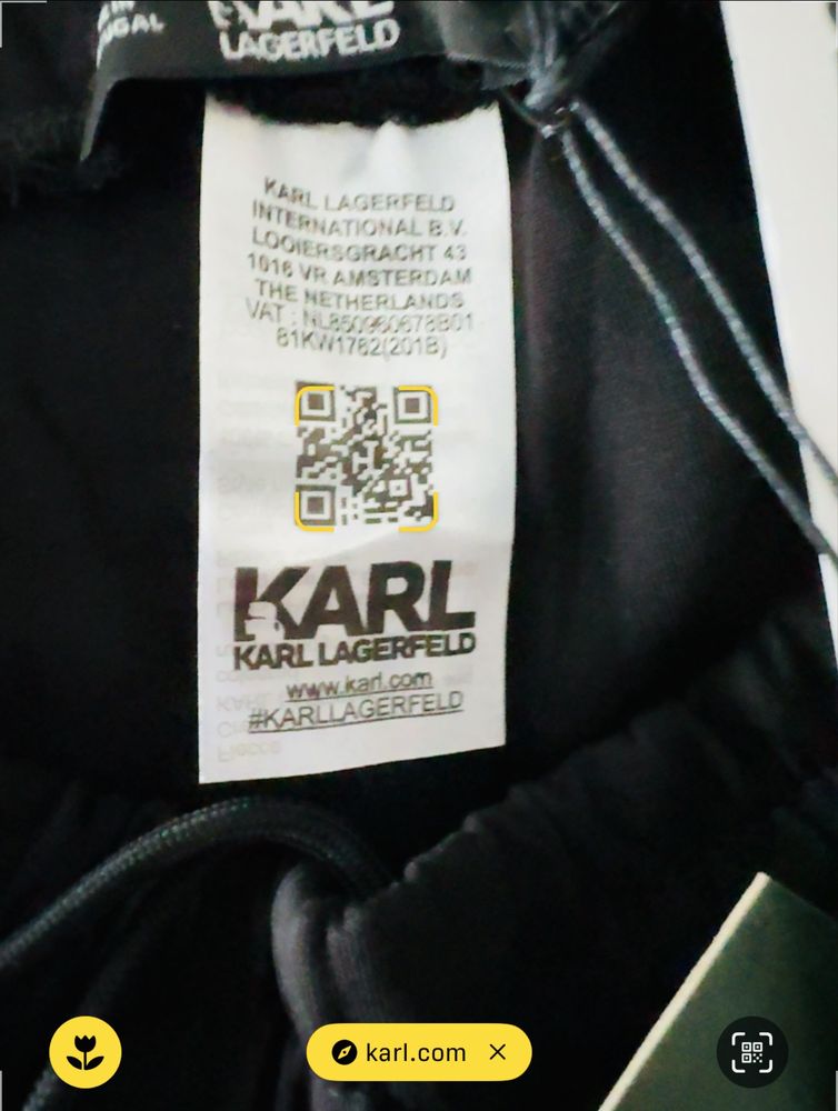 Karl Lagerfeld spodenki dresowe męskie