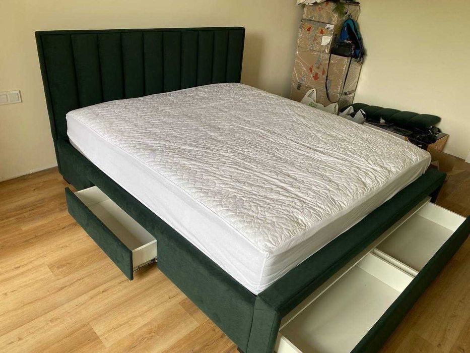 Ліжко МЯКЕ тканина двоспальне 140/160/180*200 РОЗПРОДАЖ склад доставка