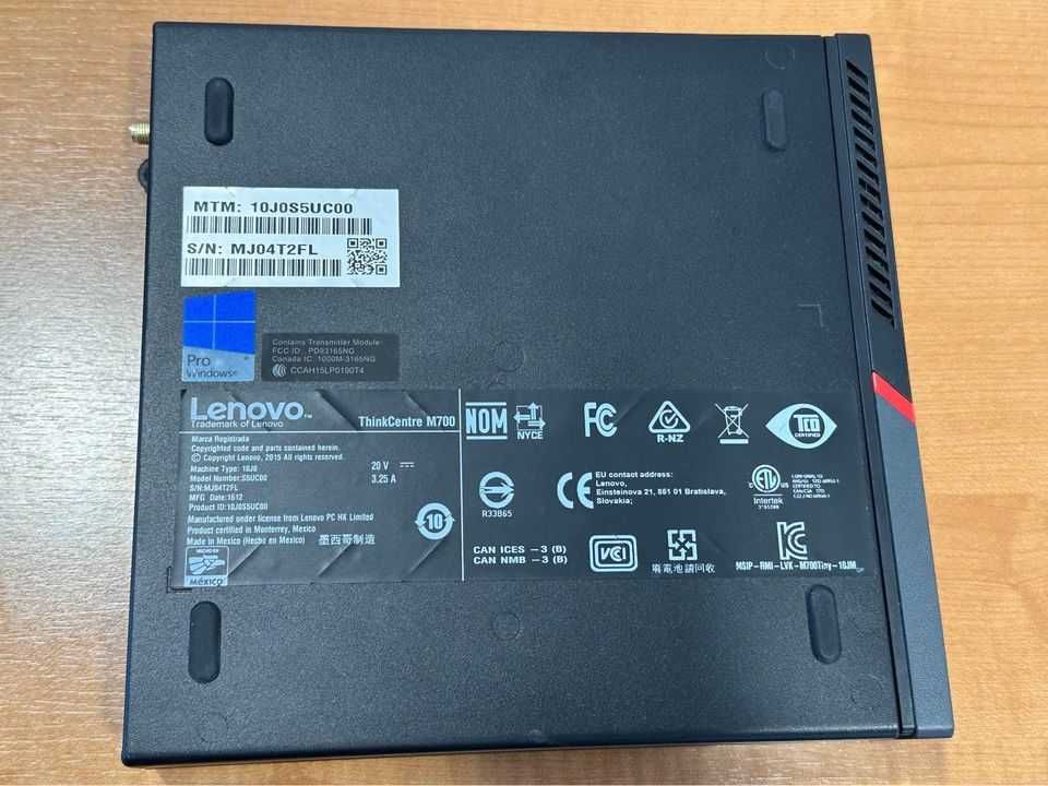 Lenovo ThinkCenter M700 Tiny Pc - CORE i5 – 8GB RAM – 256GB SSD