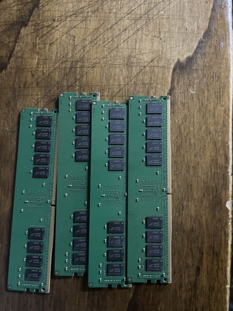 Memórias ECC 64GB DDR4 2666Mhz (4x16Gb]