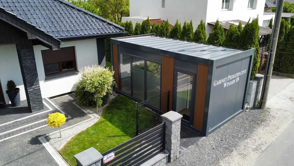 kontener  biurowy komis kosmetyczka  3m x 7m 3x6 producent