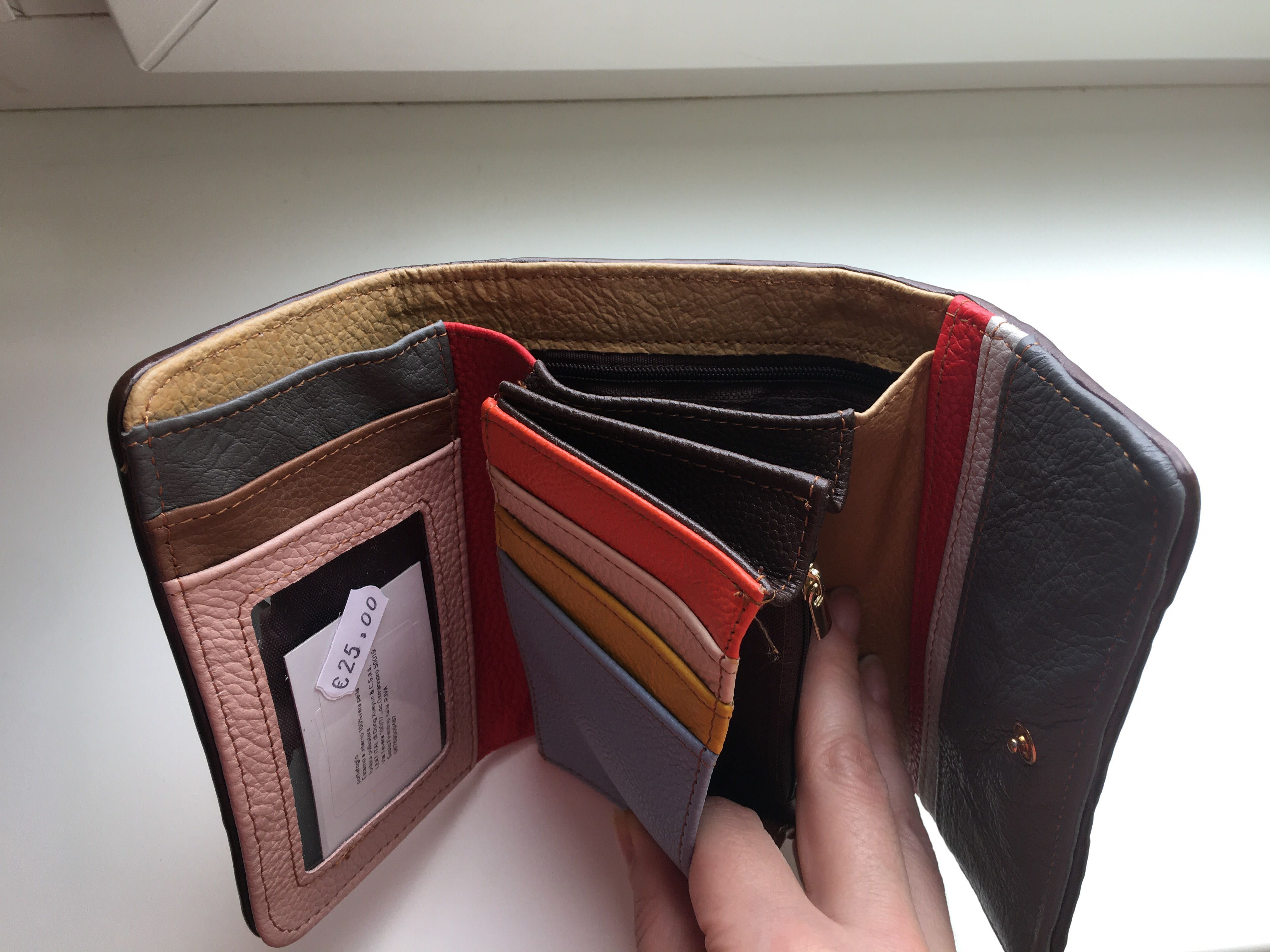 Шкіряний гаманець кошелек куплений у Італії