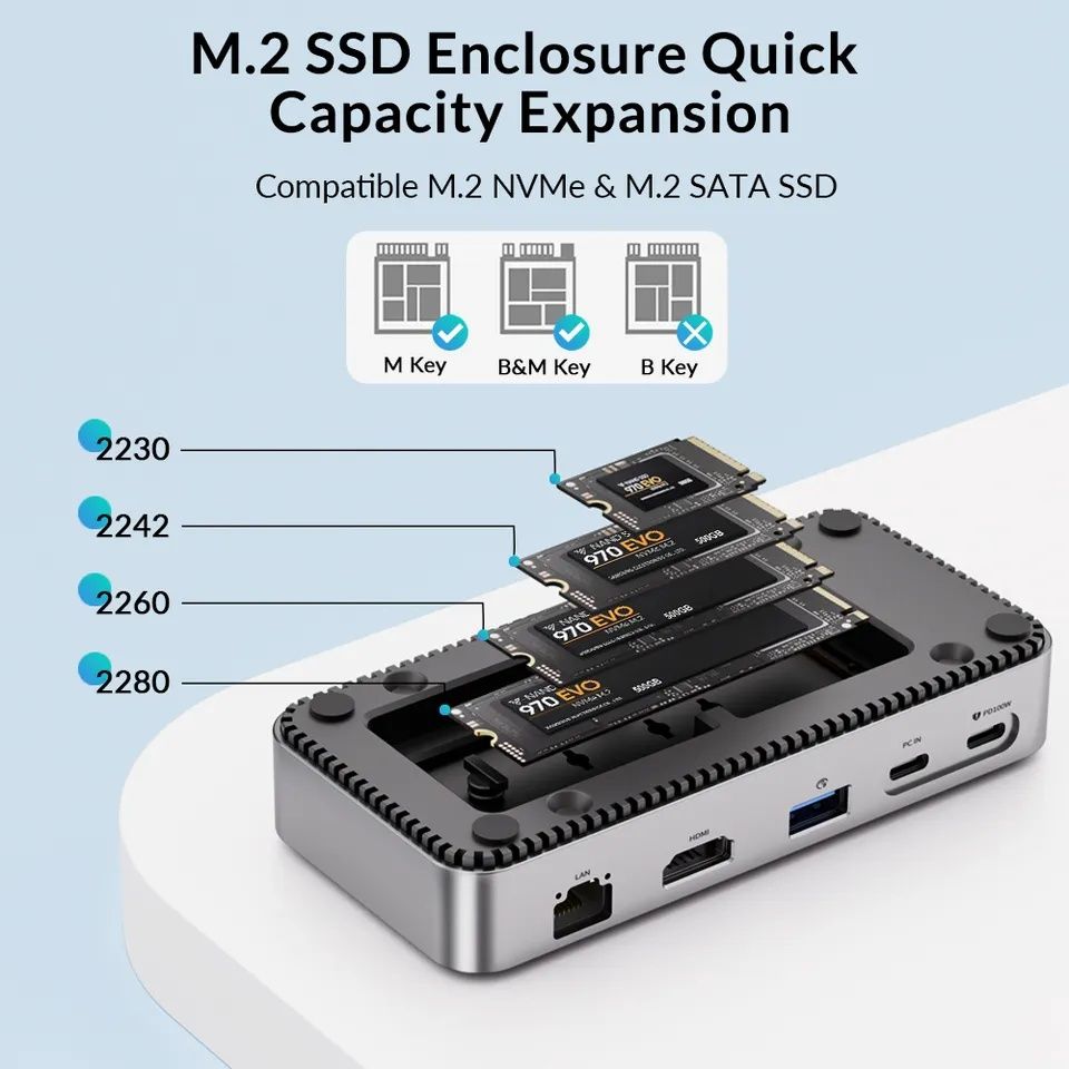 Кращий USB Type-C hab, SSD m.2