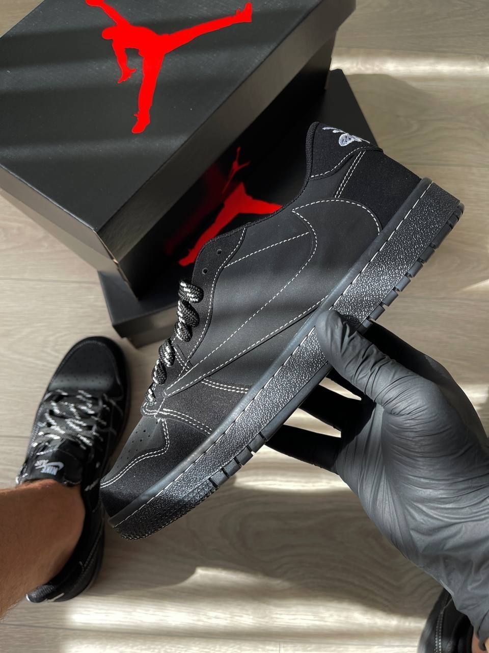 Nike Air Jordan 1 Retro Low x Travis Scott OG "Black Phantom