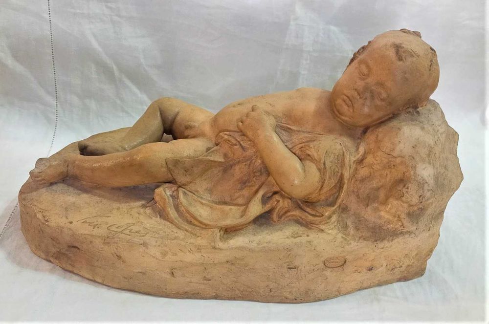 Escultura Menino Teixeira Lopes