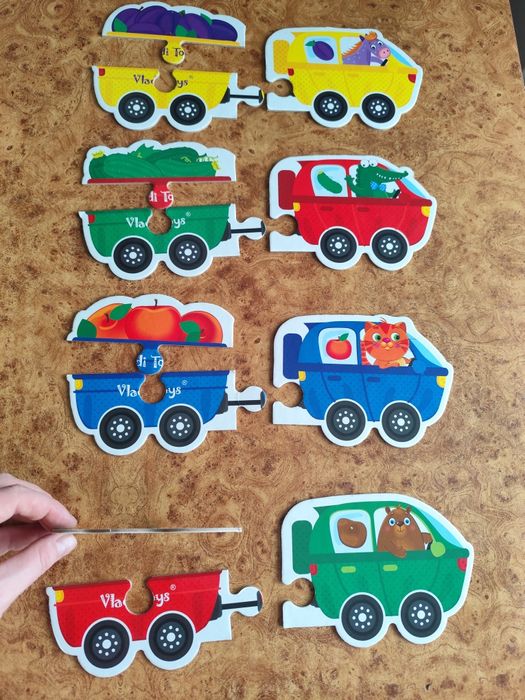 Дерев'яний сортер пазли звірочепи