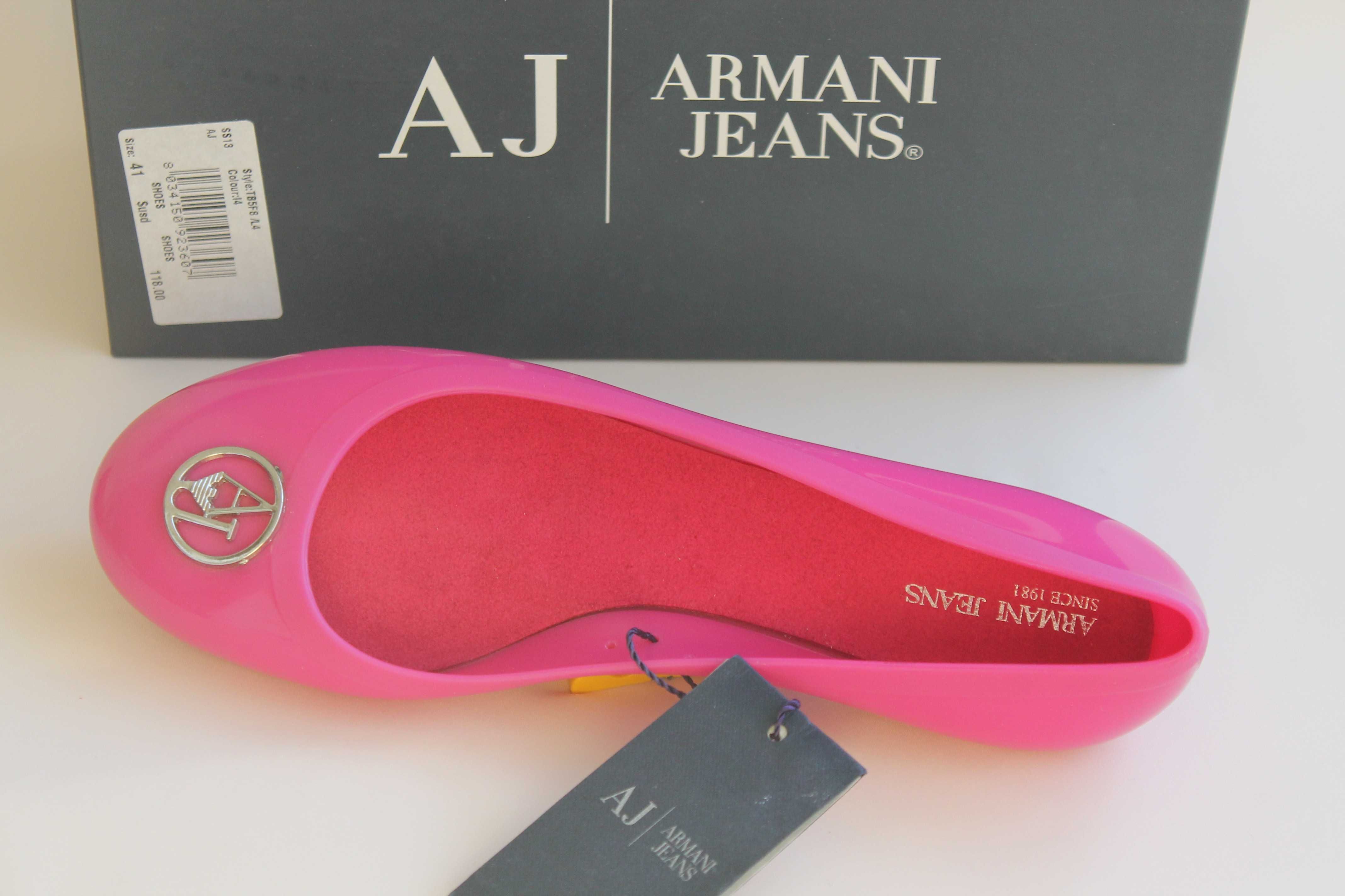 Armani Jeans Jelly Logo Flats-US-11--EUR--40-ОРИГІНАЛ з USA